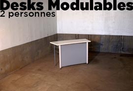 achat desks modulables