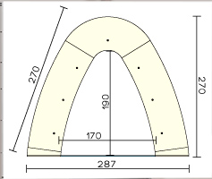 dimensions du desk tv