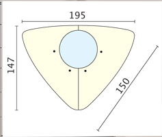 dimensions du desk tv